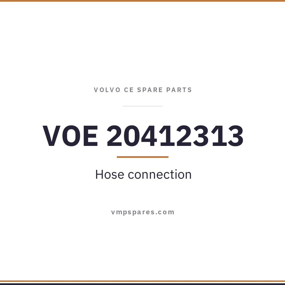 VOE 20412313 – Hose connection