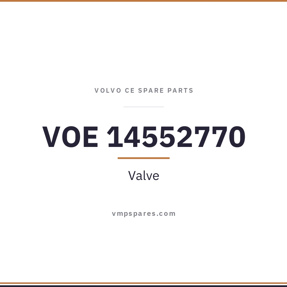 VOE 14552770 – Valve