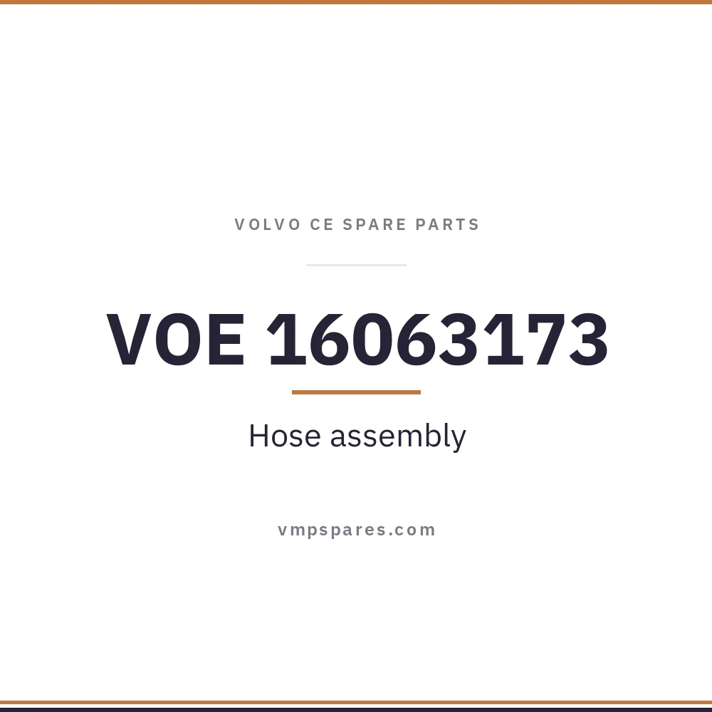 VOE 16063173 – Hose assembly