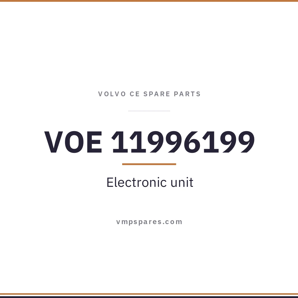 VOE 11996199 – Electronic unit