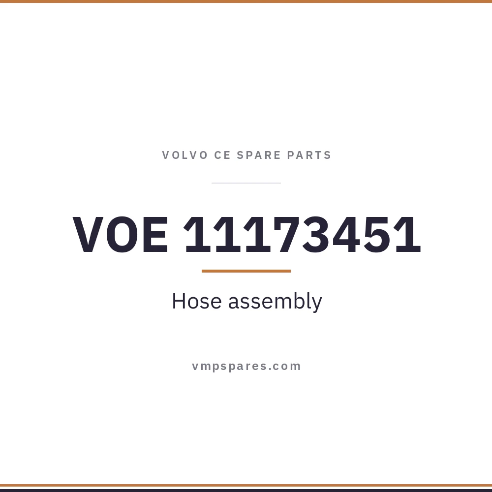 VOE 11173451 – Hose assembly