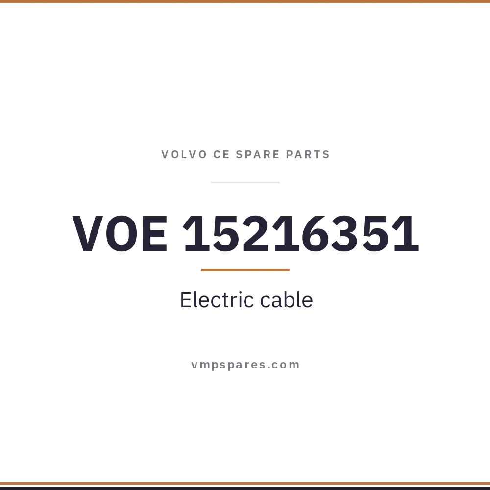 VOE 15216351 – Electric cable