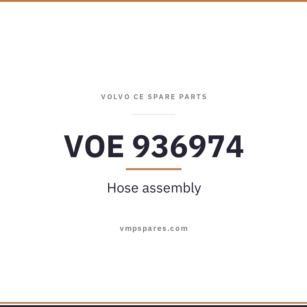 VOE 936974 – Hose assembly