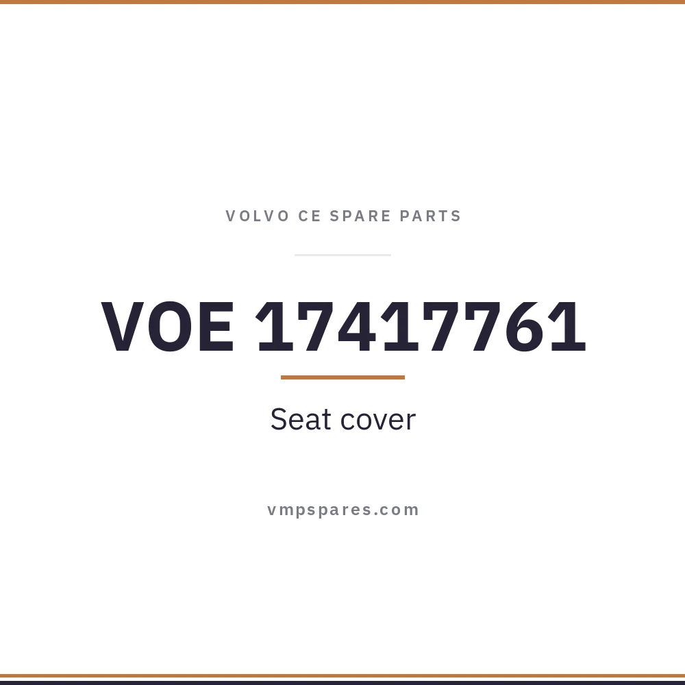 VOE 17417761 – Seat cover