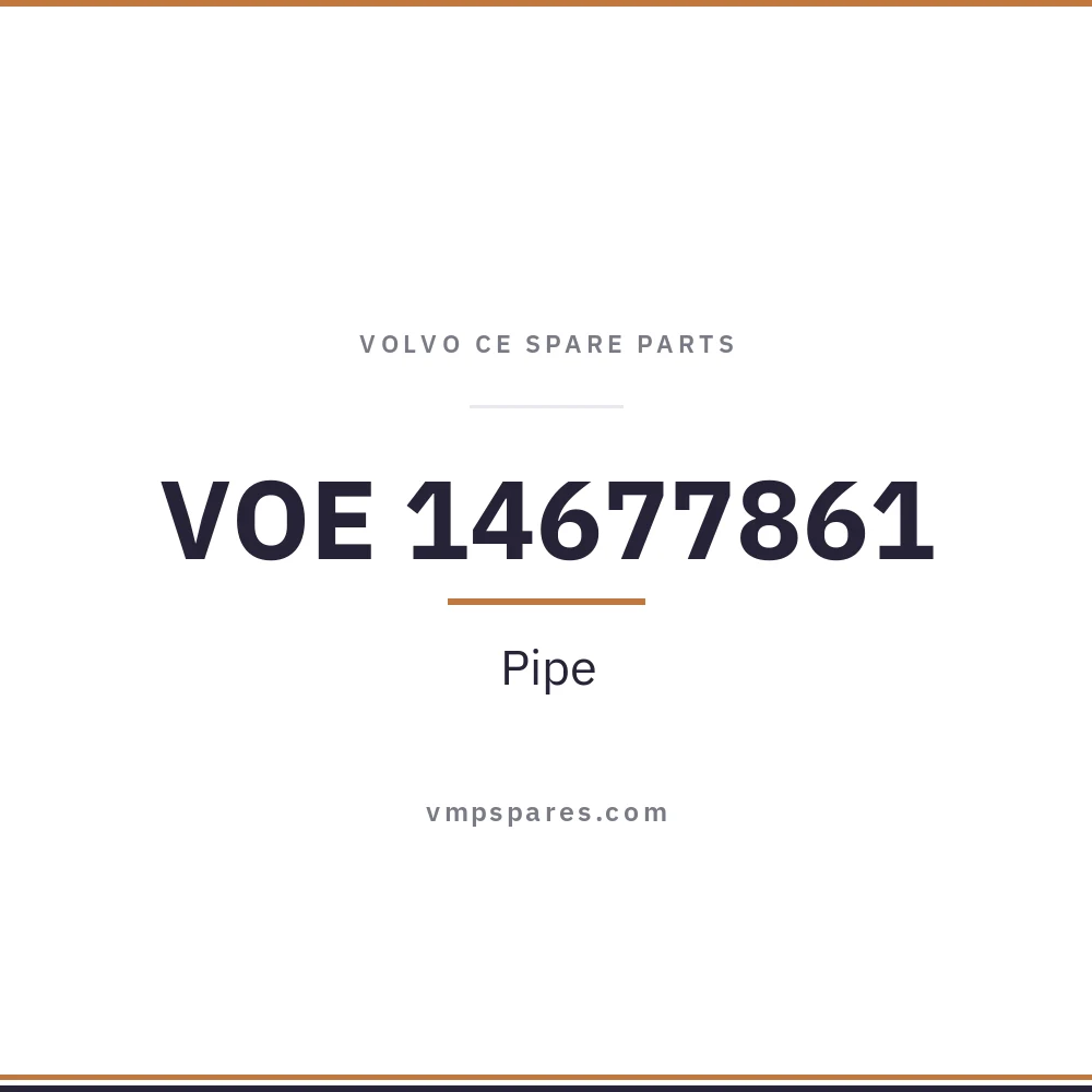 VOE 14677861 – Pipe