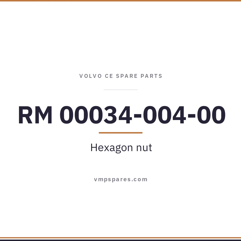 RM 00034-004-00 – Hexagon nut