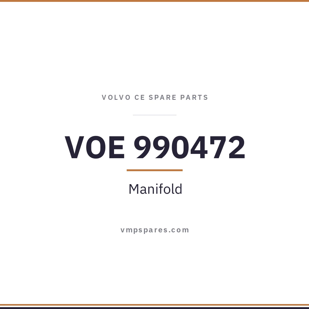 VOE 990472 – Manifold