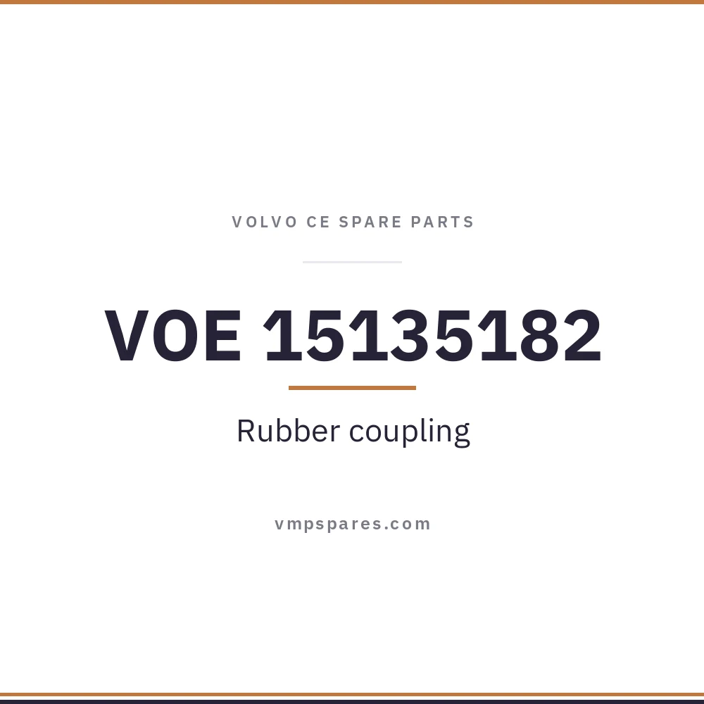 VOE 15135182 – Rubber coupling