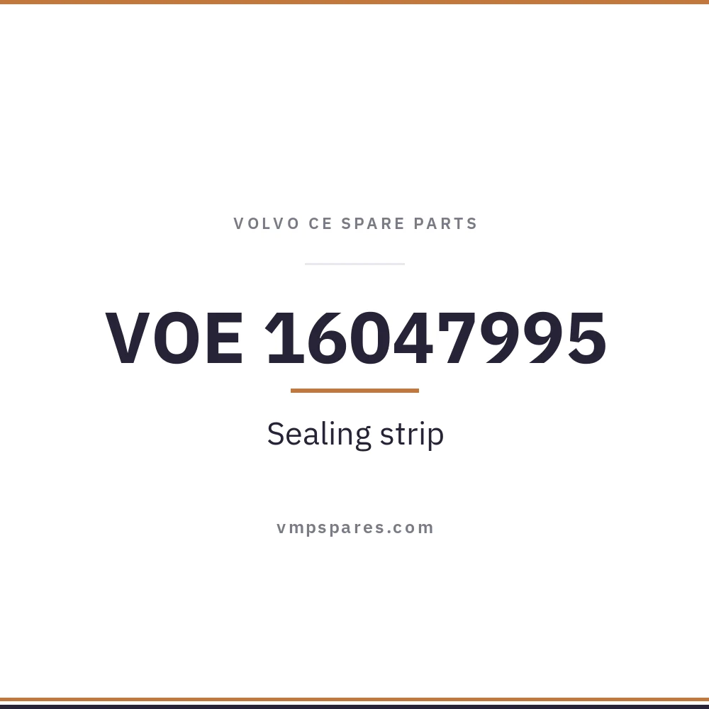 VOE 16047995 – Sealing strip