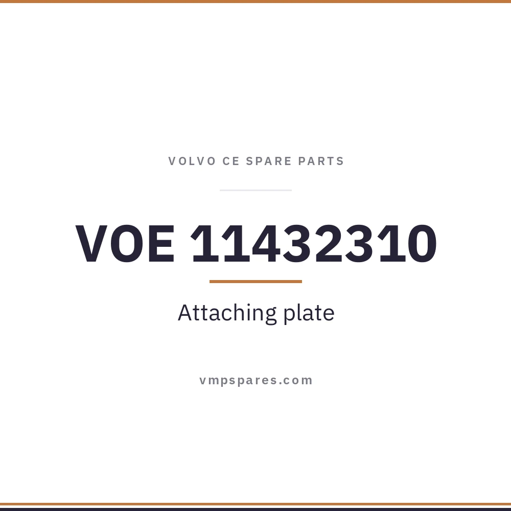 VOE 11432310 – Attaching plate