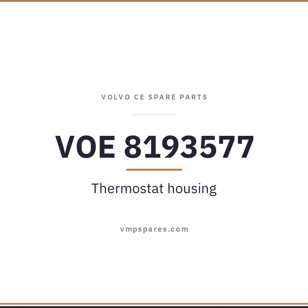 VOE 8193577 – Thermostat housing