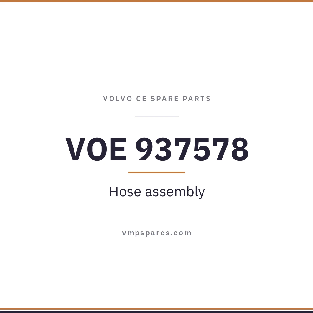 VOE 937578 – Hose assembly