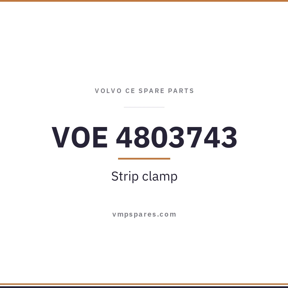 VOE 4803743 – Strip clamp