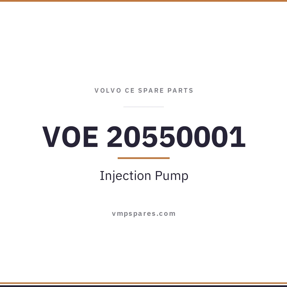 VOE 20550001 – Injection Pump