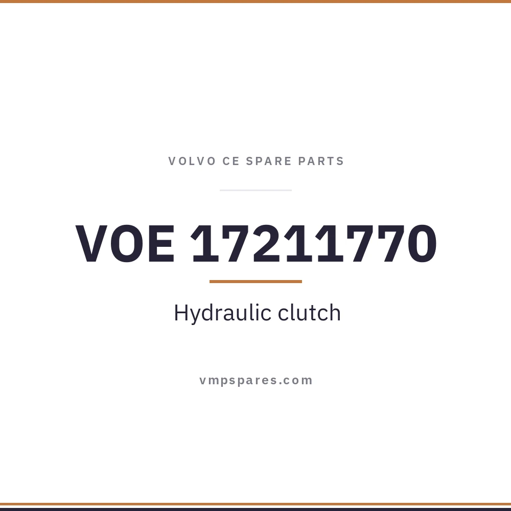 VOE 17211770 – Hydraulic clutch