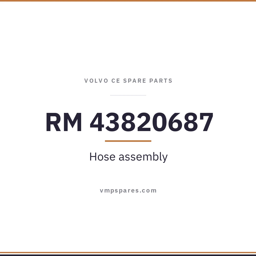 RM 43820687 – Hose assembly