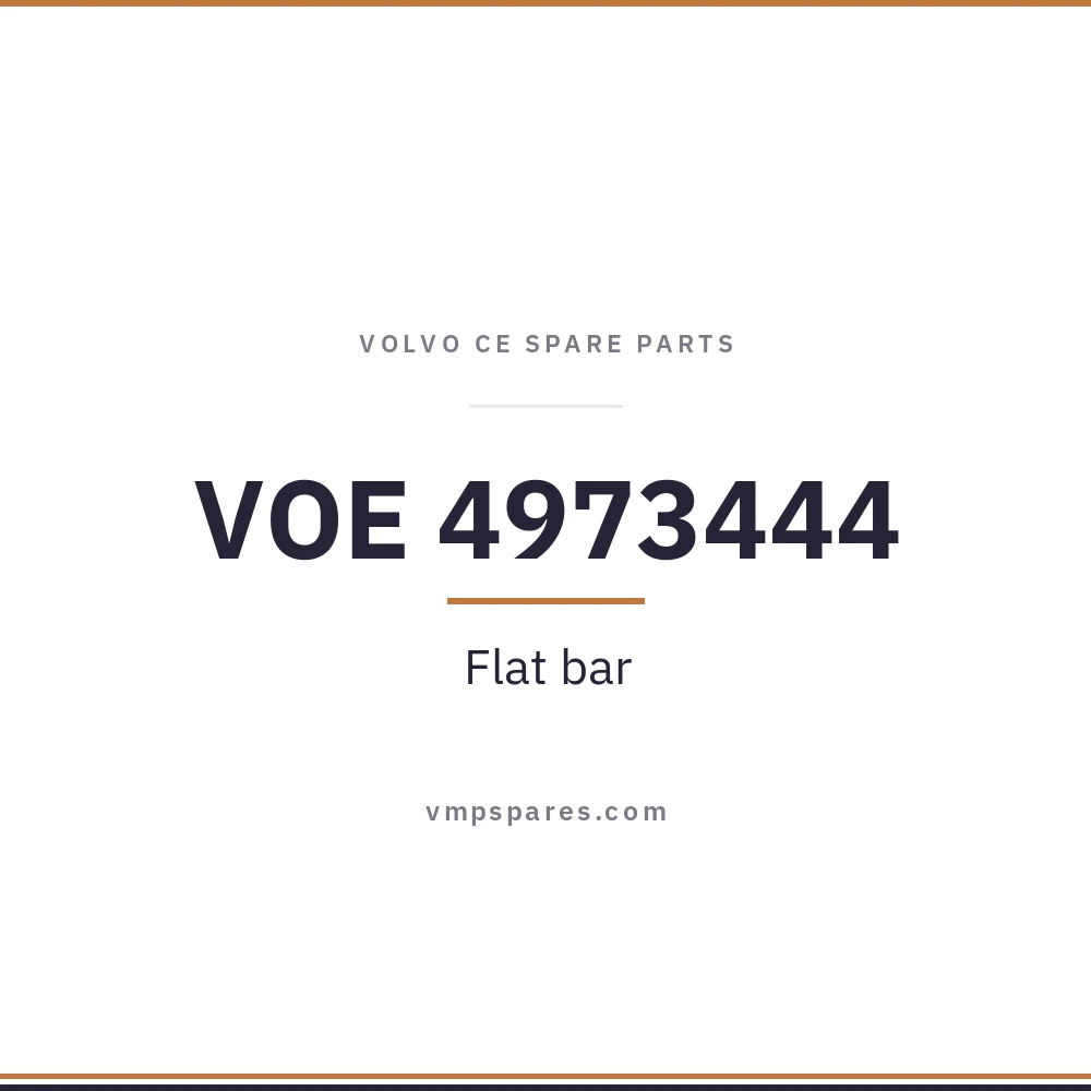 VOE 4973444 – Flat bar