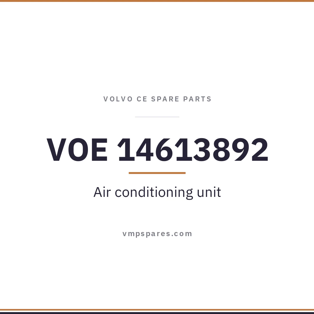 VOE 14613892 – Air conditioning unit
