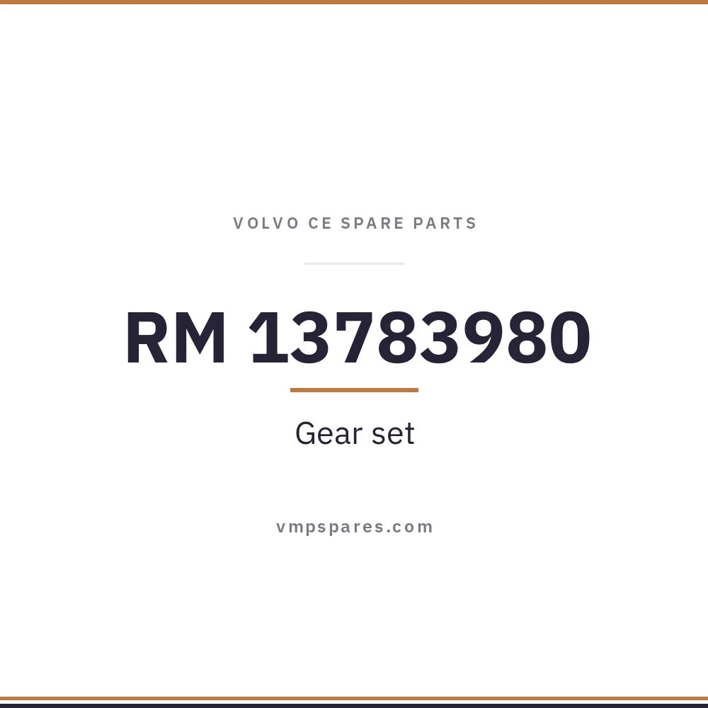 RM 13783980 – Gear set