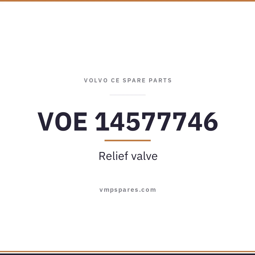 VOE 14577746 – Relief valve