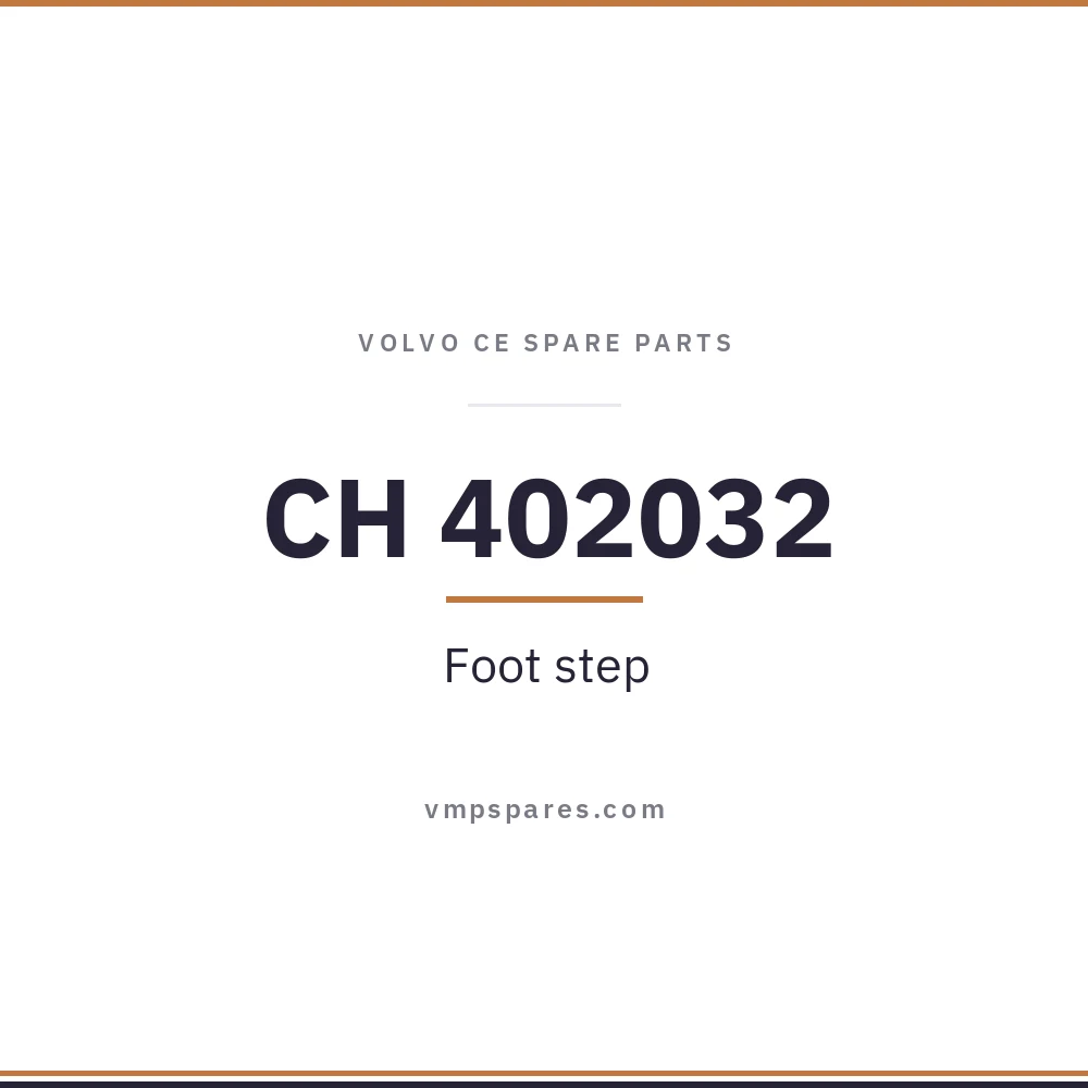 CH 402032 – Foot step