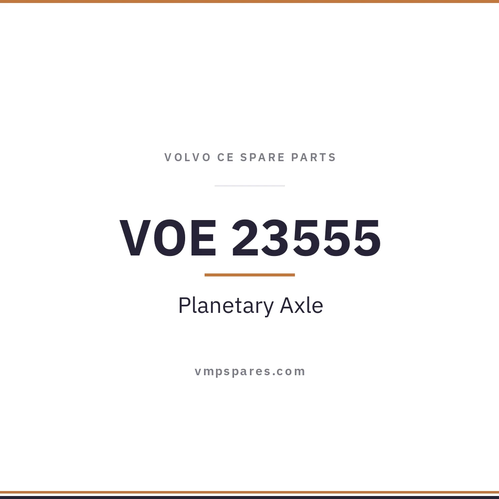 VOE 23555 – Planetary Axle