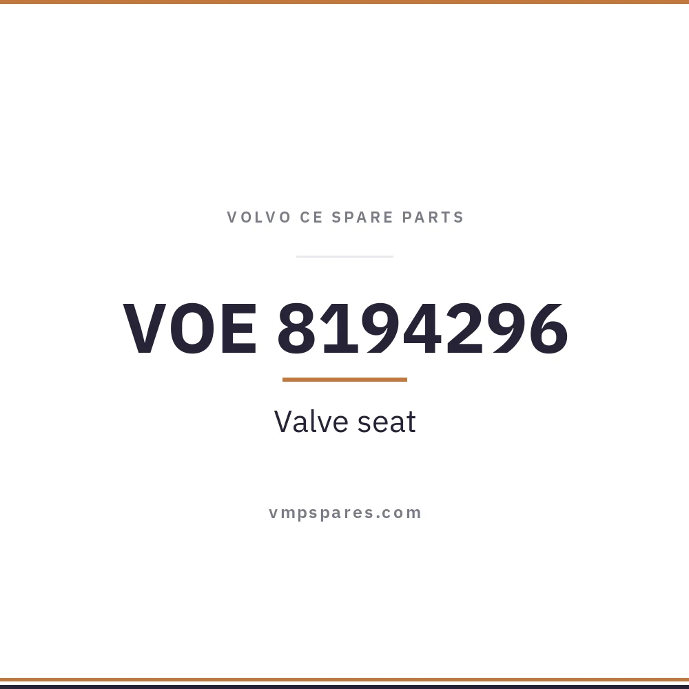 VOE 8194296 – Valve seat