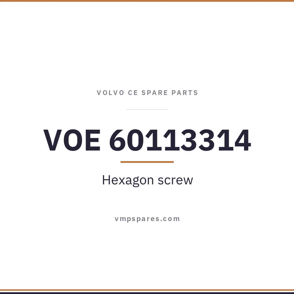 VOE 60113314 – Hexagon screw