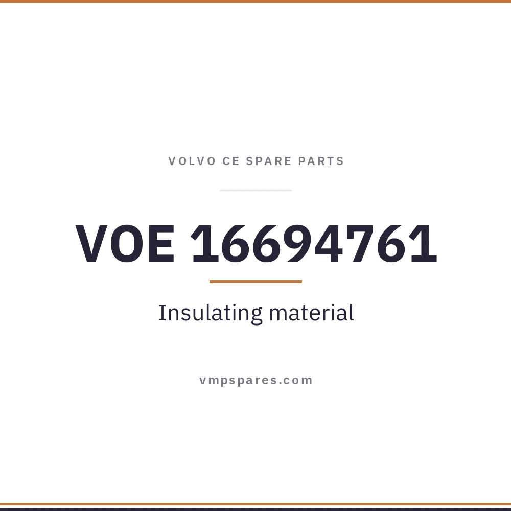 VOE 16694761 – Insulating material
