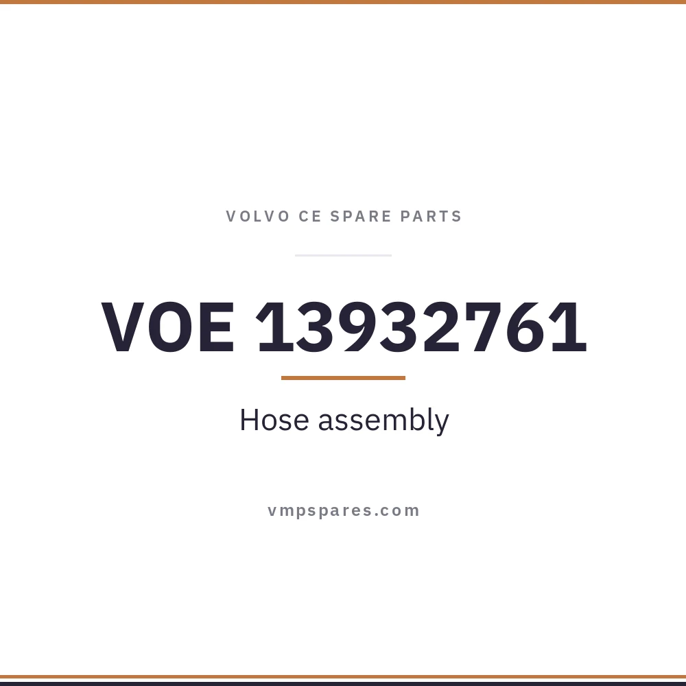 VOE 13932761 – Hose assembly
