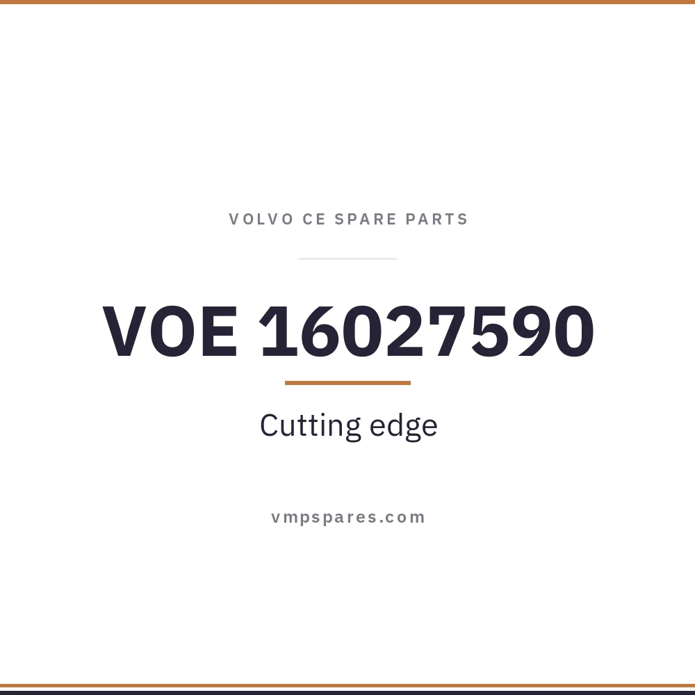 VOE 16027590 – Cutting edge