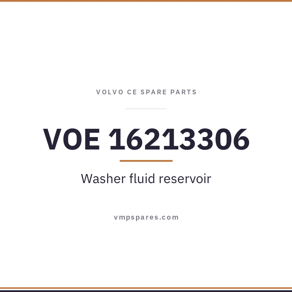 VOE 16213306 – Washer fluid reservoir
