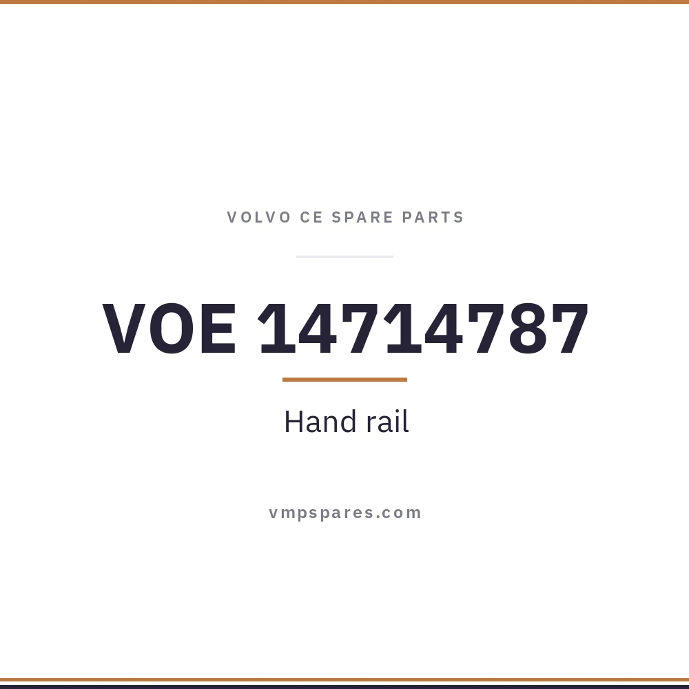 VOE 14714787 – Hand rail