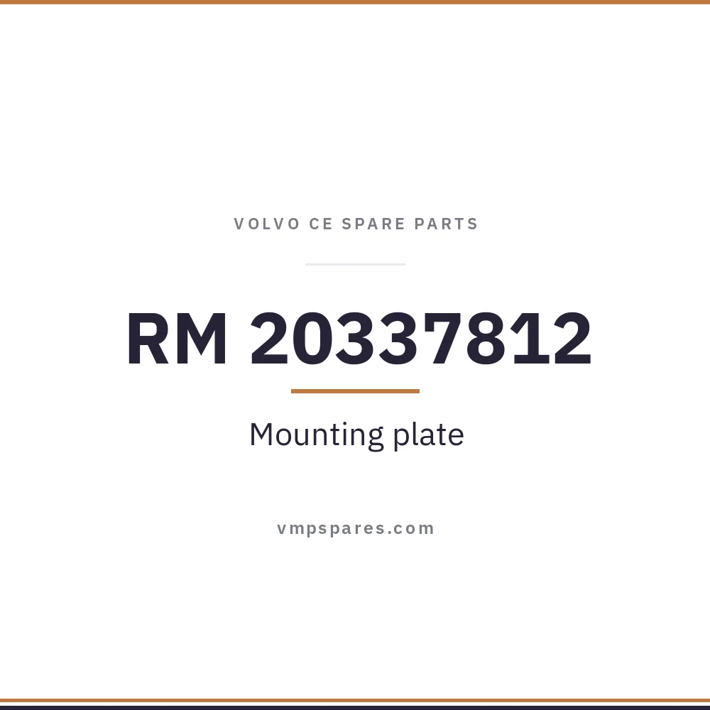 RM 20337812 – Mounting plate