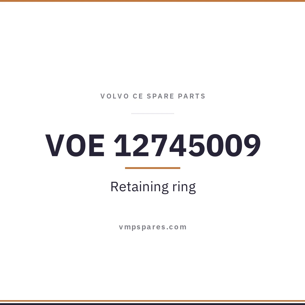 VOE 12745009 – Retaining ring