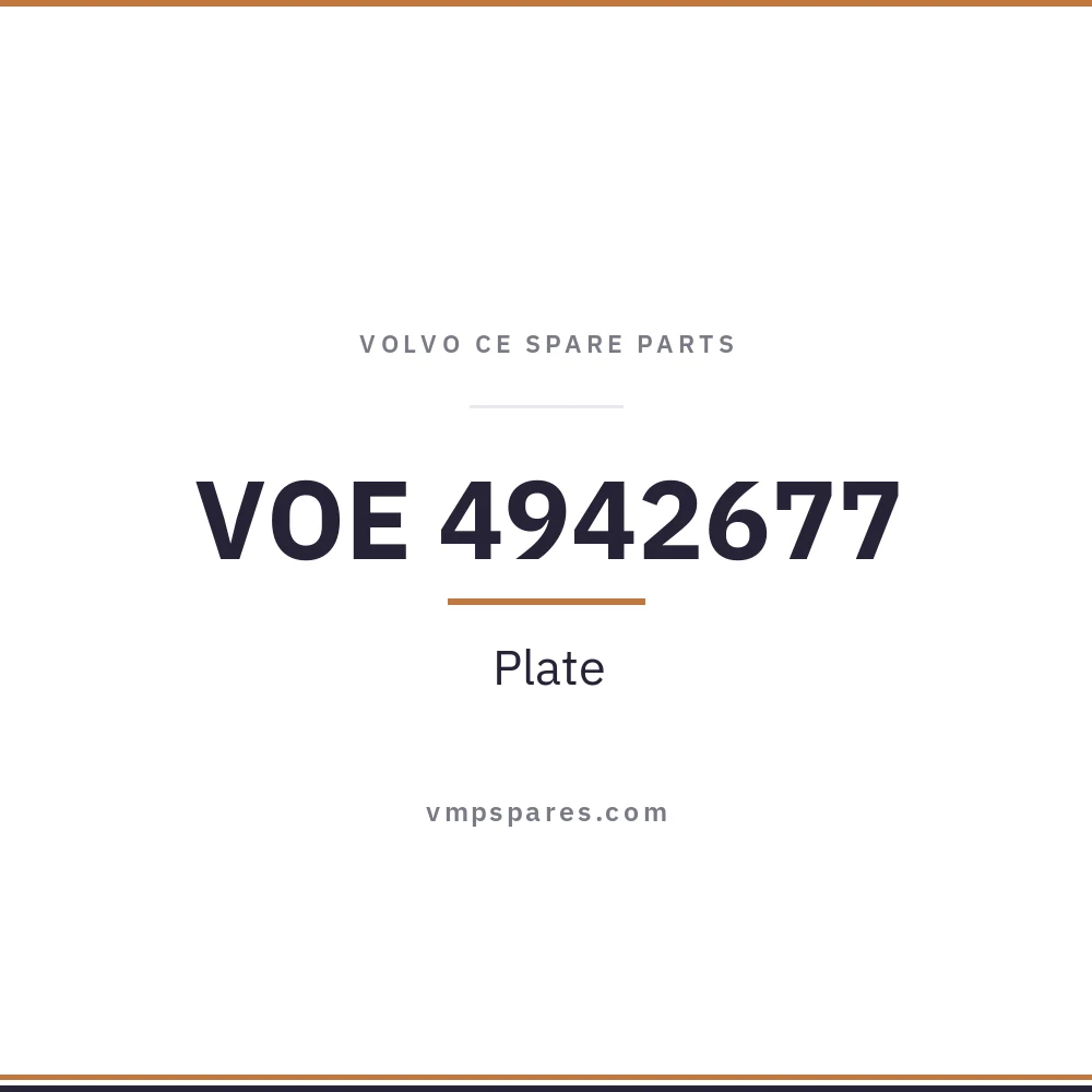 VOE 4942677 – Plate