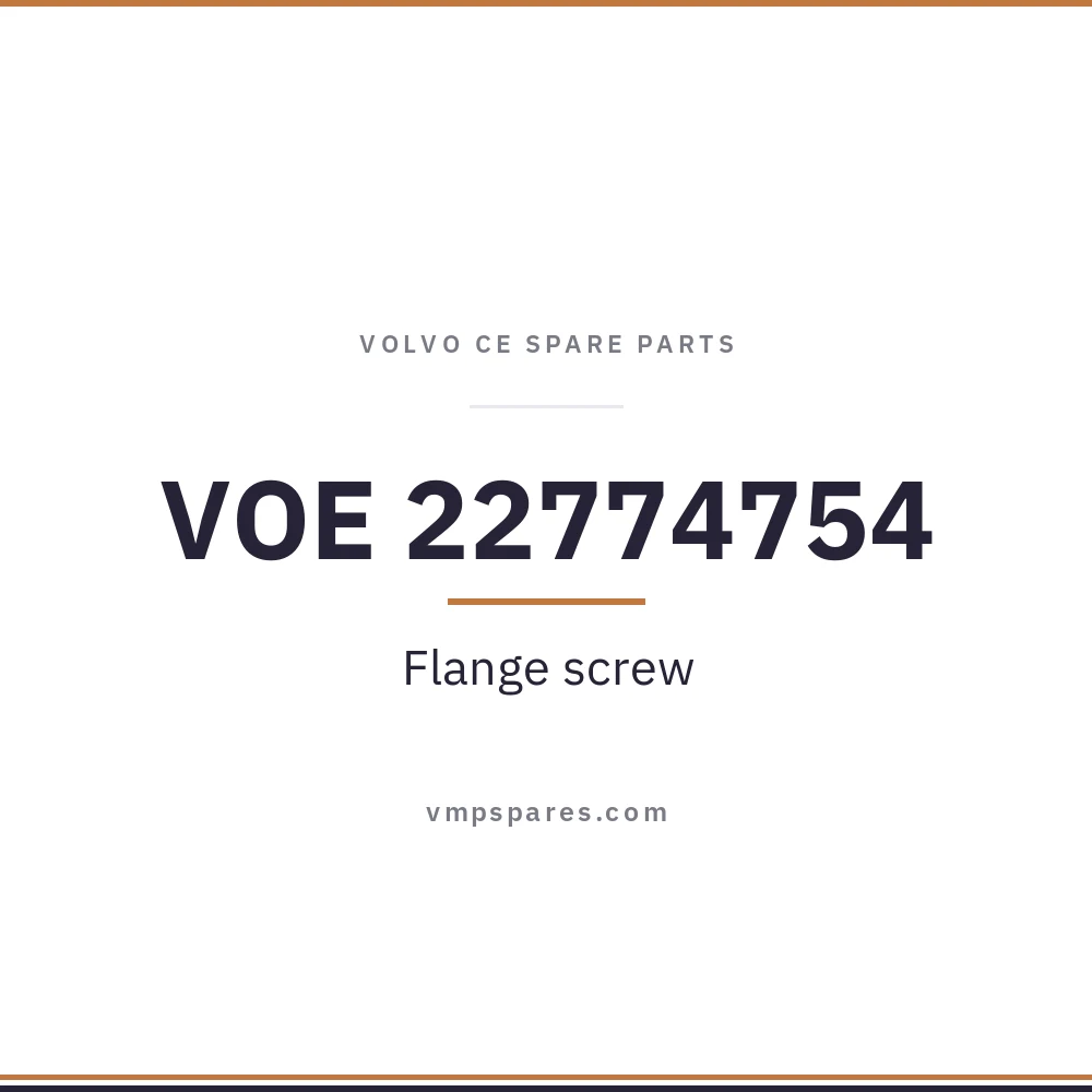 VOE 22774754 – Flange screw