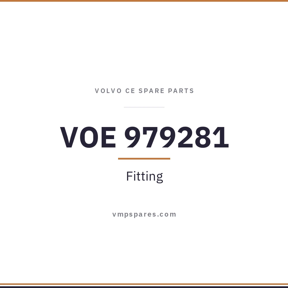 VOE 979281 – Fitting
