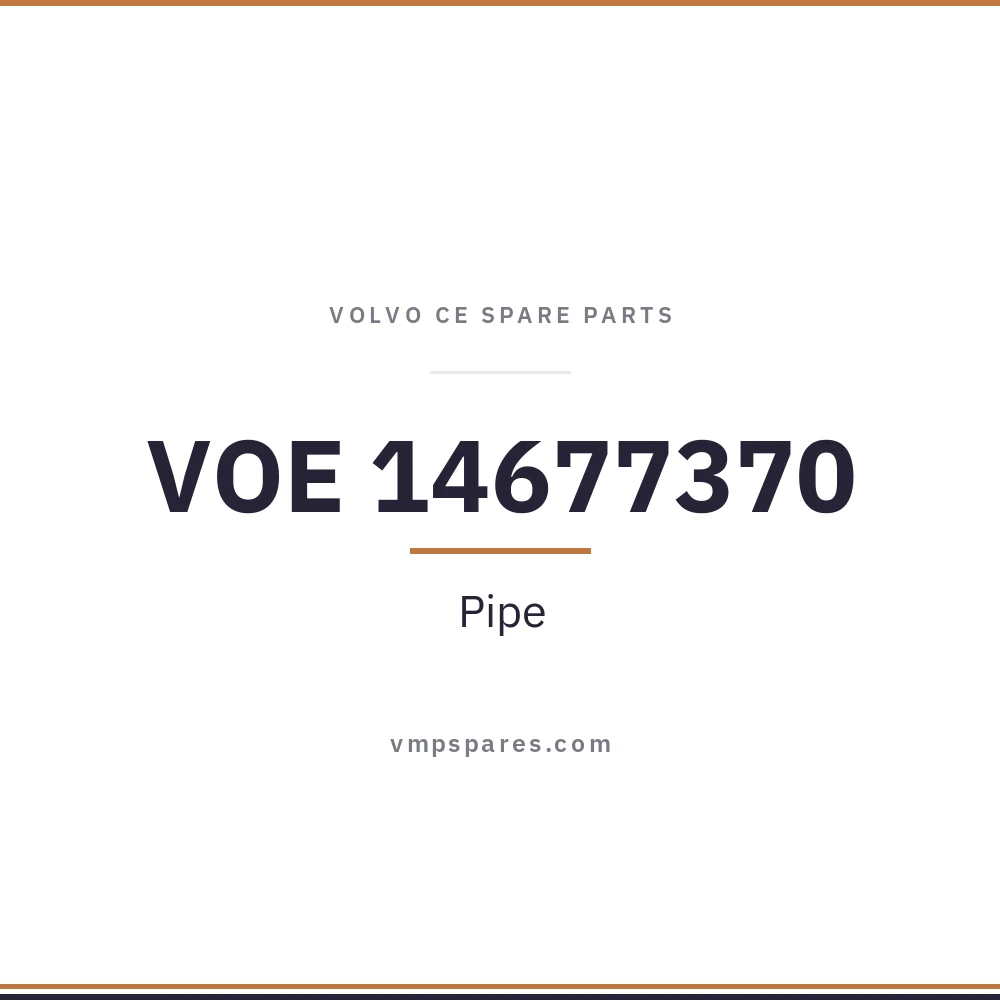 VOE 14677370 – Pipe