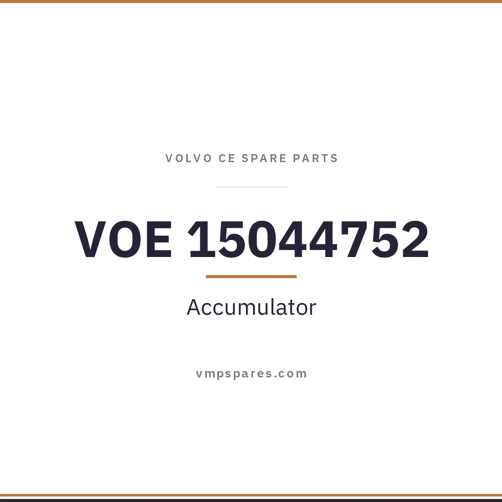 VOE 15044752 – Accumulator