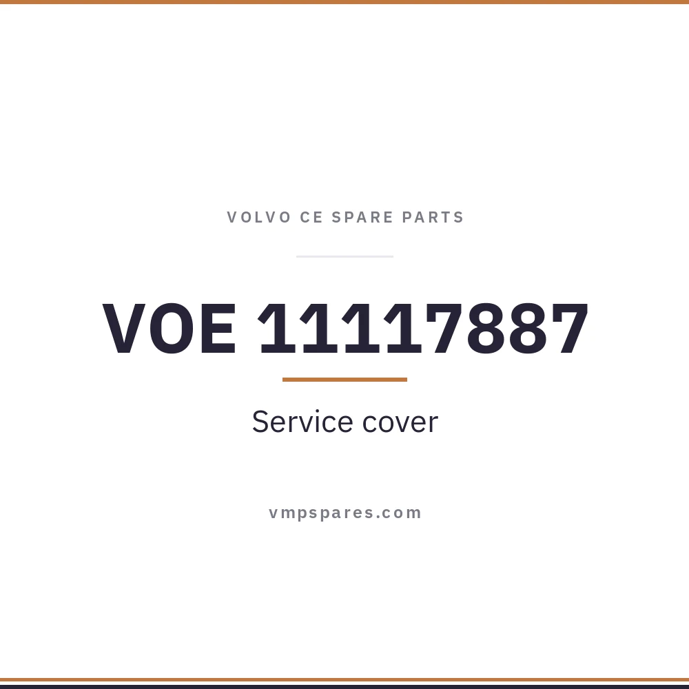VOE 11117887 – Service cover
