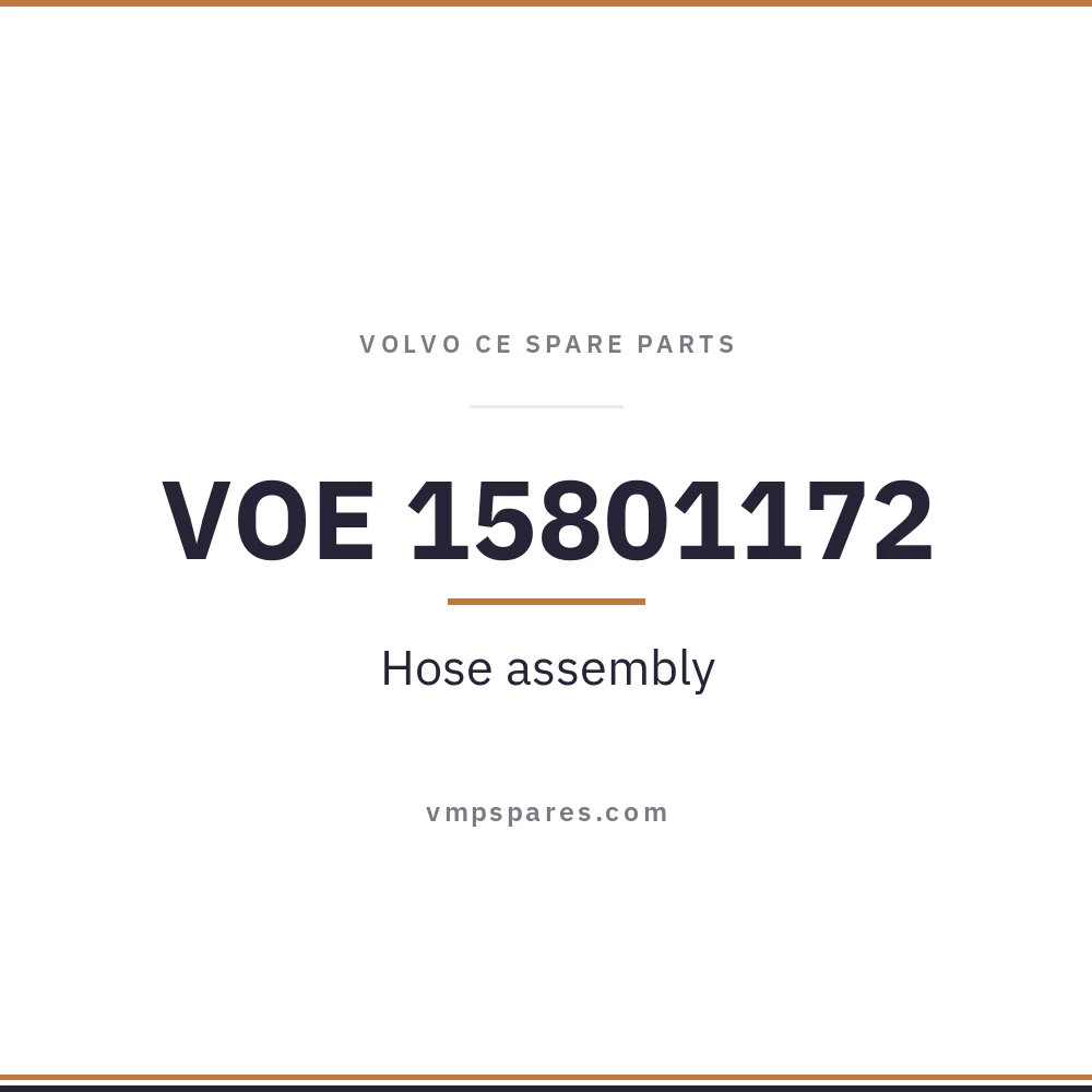 VOE 15801172 – Hose assembly