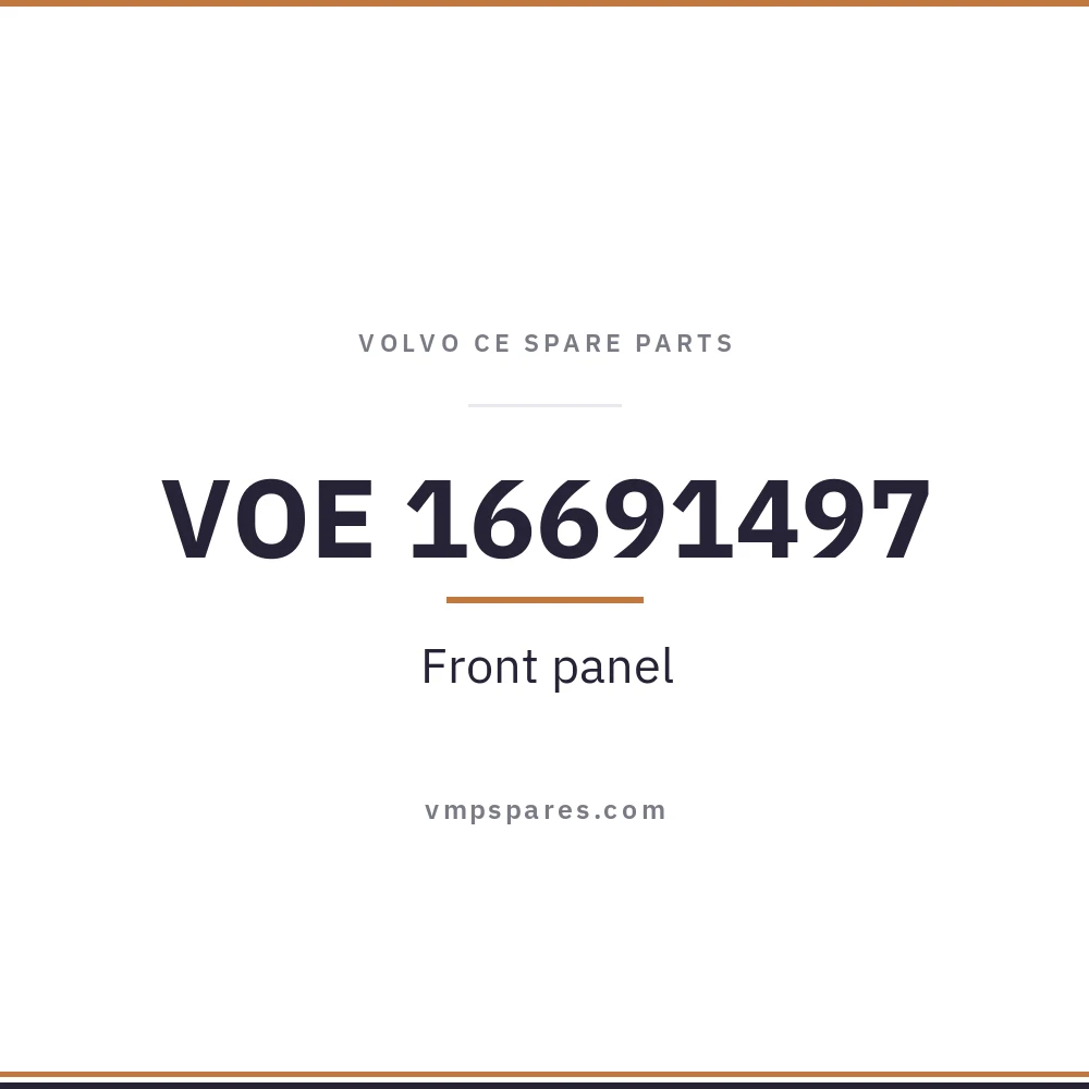 VOE 16691497 – Front panel