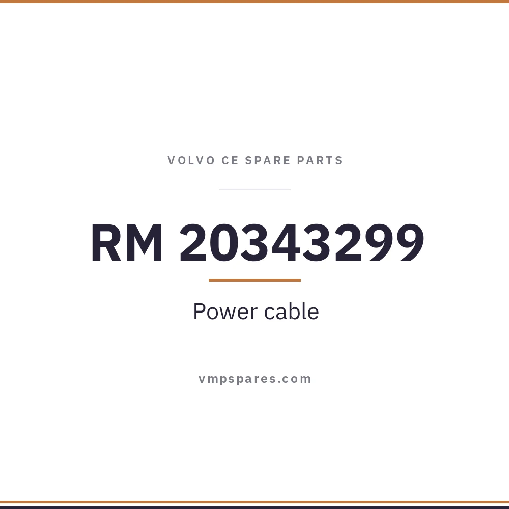 RM 20343299 – Power cable