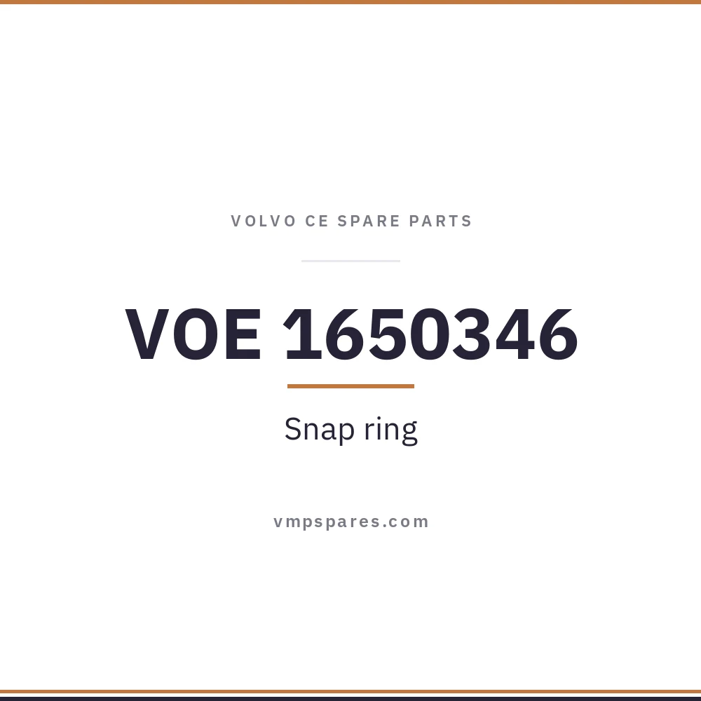 VOE 1650346 – Snap ring