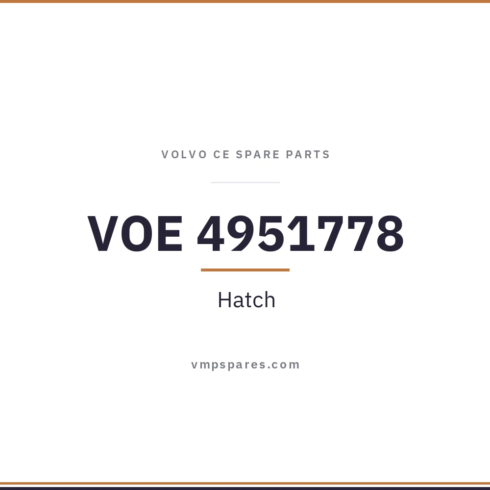 VOE 4951778 – Hatch