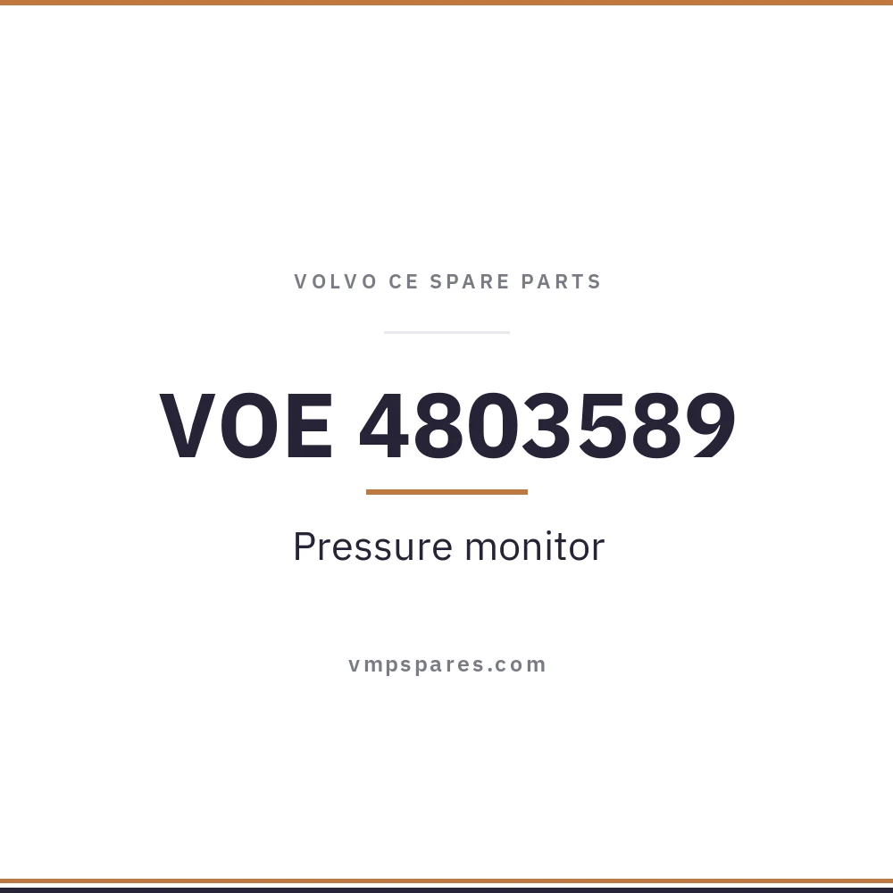 VOE 4803589 – Pressure monitor