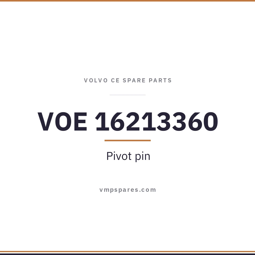 VOE 16213360 – Pivot pin