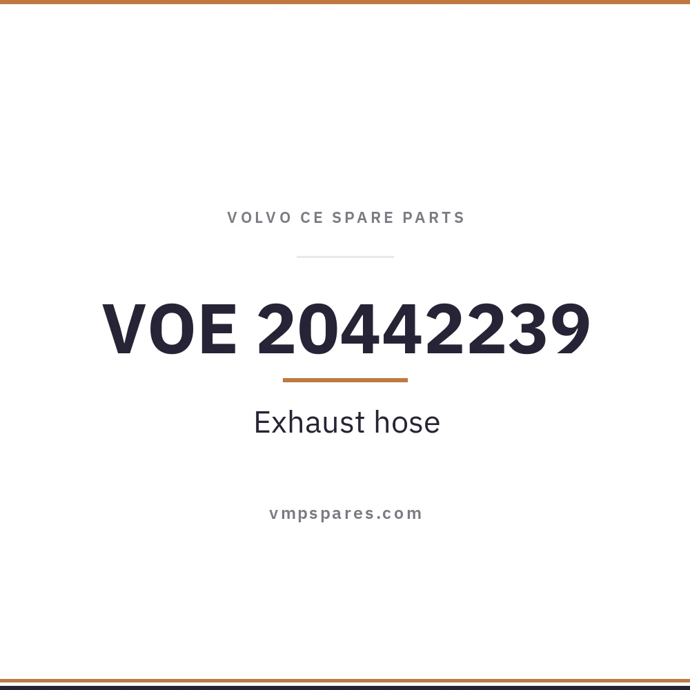 VOE 20442239 – Exhaust hose