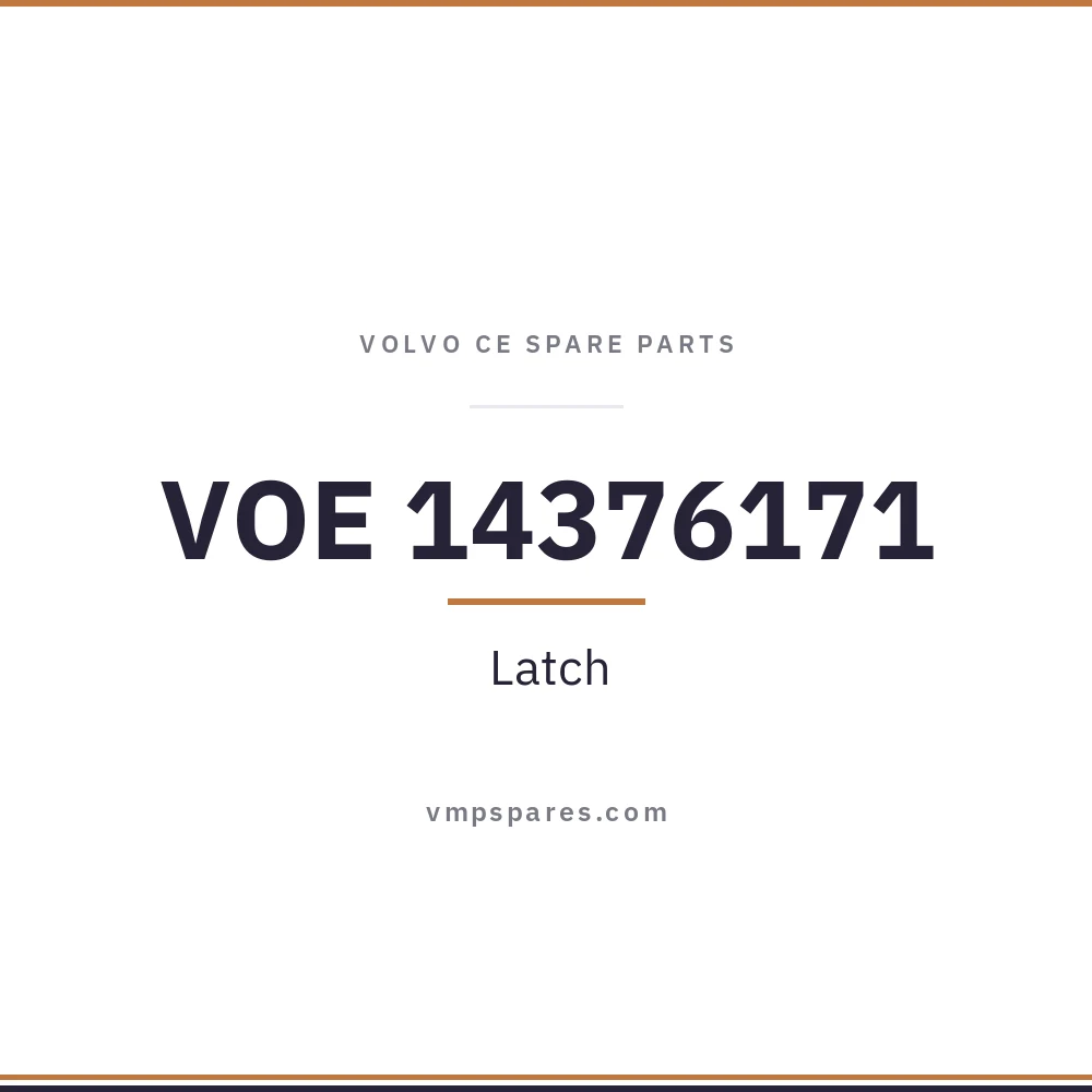 VOE 14376171 – Latch